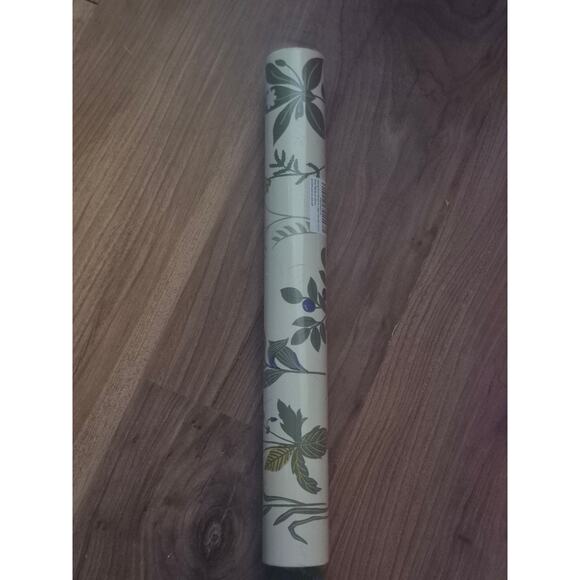 Floral Peel & Stick Wallpaper Beige 17.5 x 394 In Peel Off Renter Friendly s25 - Picture 7 of 7